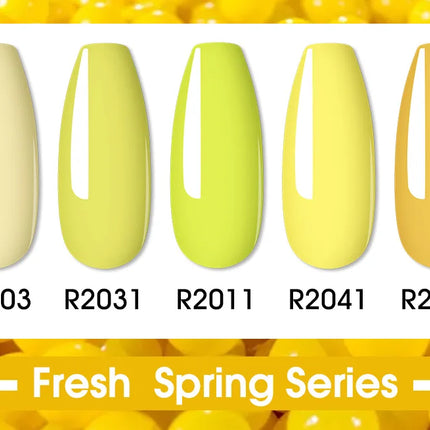 ROSALIND Temperature Changed Gel Nail Polish Soak Off Gel Varnishes Nail Art Semi Permanent Base Top Coat UV Nail Gel Polish
