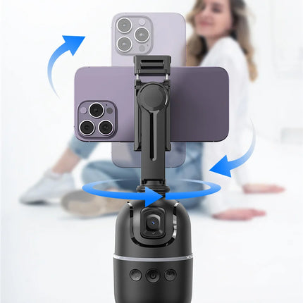 selfie stick Stabilizer 360°Auto Face Tracking AI Gimbal All-in-one Desktop Phone Holder Tripod For Smartphone Video Vlog Live