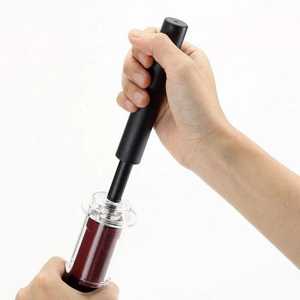 Air Pump Wine Corkscrew Bar Tools Safe Portable Stainless Steel Pin Cork Remover Air Pressure Bottle Opener Kitchen Accessories