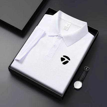 2026 New Summer Style Men's Casual T-shirt, Quick Drying Short Sleeved Golf Shirt, High-quality Plus Size