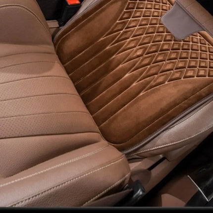 For VW Volkswagen POLO Tiguan R line Rline Flannel Car Seat Cushion, Non-Slip All-Season Auto Cushion Pad