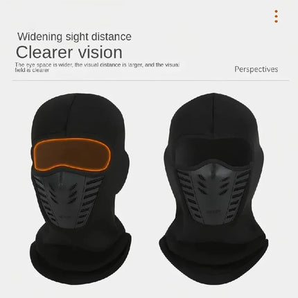Winter Outdoor Cycling Full Face Mask Windproof Dustproof Keep Warm Face Cover Ski Head Cover Motorcycle Riding Balaclava Cap