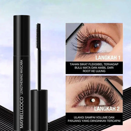Waterproof Mascara , Thick And Long-Lasting Application, Bubble Encryption, Long-Acting Curly Hair And Big Eyes Makeup Tool