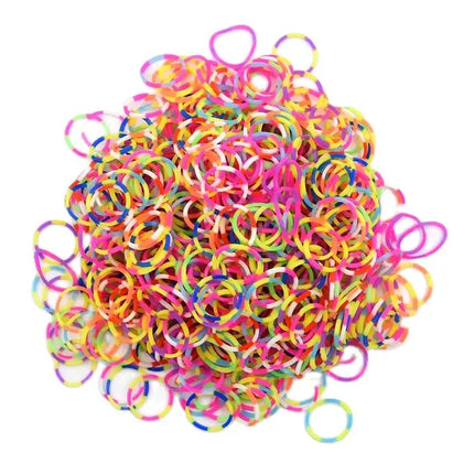 New Loom Rubber Bands Bracelet for Kids or Hair Rubber Loom Bands Make Woven Bracelet DIY Craft Toys Christmas Gift
