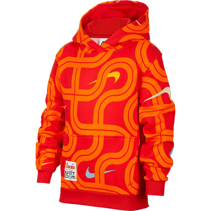 Nike Official Genuine Sportswear Club Large Kids Hooded Warm Sweatshirt HV8964-657