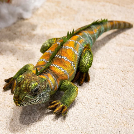 New 50cm Cute Long Soft Bearded Lizard Plush Toy Real Life Reptile Dragon Stuffed Animal Lovely Room Decor Gift For Boy And Girl