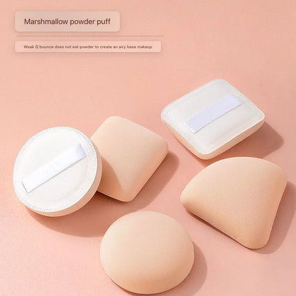 50pcs Cotton Candy Air Cushion Puff Dual Use Dry Wet Not Eating Powder Makeup Egg Sponge Beauty Blender Powder Puff