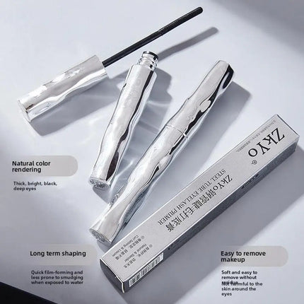 Zkyo Metal Iron Brush Mascara Primer Long-Lasting Curl, Waterproof & Sweat-Resistant Women's Thickening Lengthening Eye Makeup