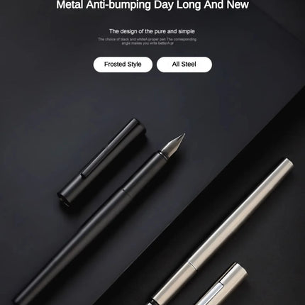 Jinhao 35 Fountain Pen All Steel Luxury Quality EF/ F Nib Calligraphy Writing Pen Stationery Business Office School Supplies
