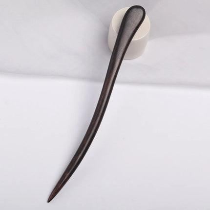 Ebony Wood Hairpins Handmade Purple Sandalwood Hair Stick for Women Fine Pattern Vintage Chinese Hair Pin Accessories