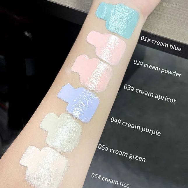 6-color Multi-purpose Cream High Coverage Concealer Cover Tear Groove Brightening Skin Tone Low Saturation Natural Blush Makeup
