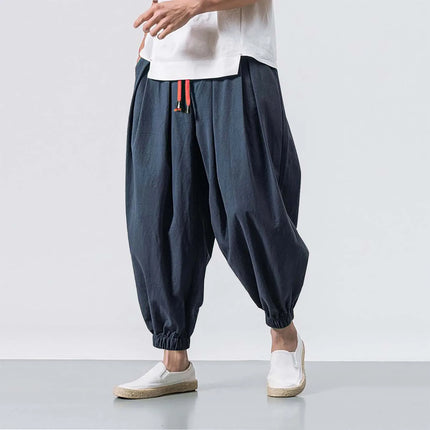Men Loose Harem Pants Fashion Man Chinese Overweight Sweatpants Quality Casual Brand New Male Trousers