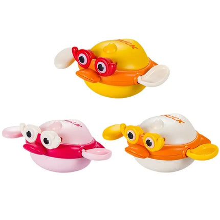 Baby Bath Toys Bathroom Water Games Cute Yellow Ducks Baby Bath Partners Early Education and Puzzle Toy Parent-child Interaction