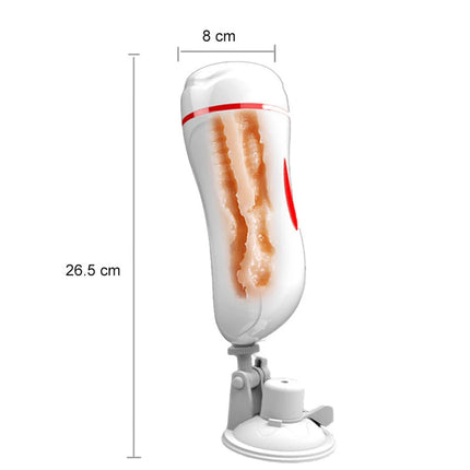 Dual Channel Vagina Anal Masturbation Cup Blowjob Vagina Real Pussy Penis Pump Vibrator Male Mastrubator for Man Sex Erotic Toys
