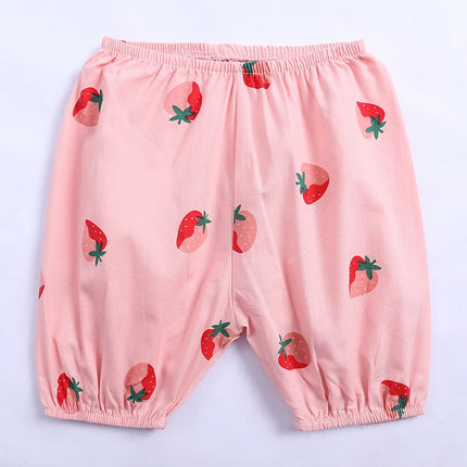 2PCS Summer Infant Baby Boy Girl Pajamas Sets for 6-36M Newborn Cartoon Print Top+Shorts Soft Toddler Home Wear Kimono Pyjamas