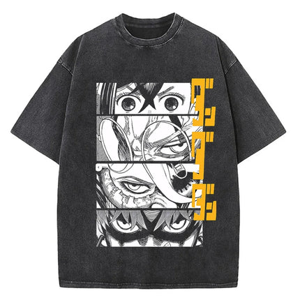 Japanese Anime Dandadan Okarun T-shirt Men T Shirt Cartoon High Quality Cotton Tshirt Aesthetic Fashion Tee Male