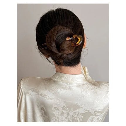 Simple U Shaped Hairpin Metal Hair Sticks U French Hair Clips Pins Fashionable Hair Jewelry Accessories for Women