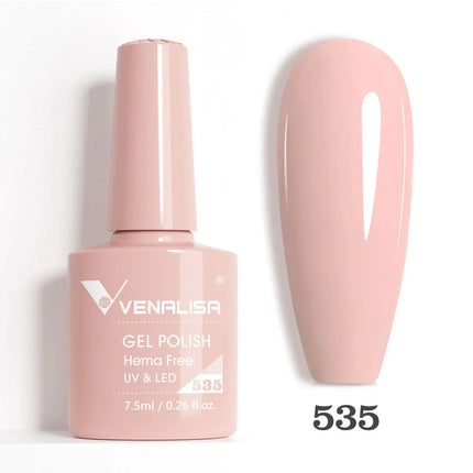 7.5ml Venalisa TPO FREE HEMA FREE Gorgeous Color Nail Gel Polish Long Wear Soak Off UV LED Gel Varnish Nail Manicure Gel Varnish