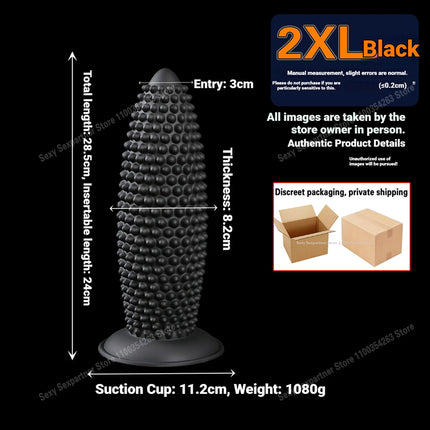 Super Big Anal Dildo Particle Stimulation Anal Plug 6xl Fisting Dilatador Anal Balls Silicone ButtPlug Anal SexToy For Women/Men