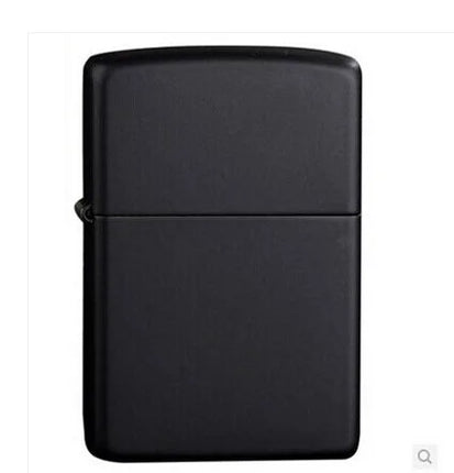 Zorro brass kerosene windproof lighter with personalized creativity, ultra-thin square angle smooth kerosene machine