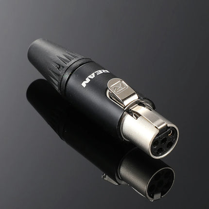Tiny XLR Cable Connector Male Female 3 4 5 Pin Mini XLR Plug/ Male Socket RT5MP  Wireless Bodypack Headphone Microphone Jack