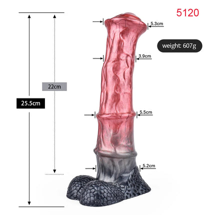 FAAK Fantasy Large Horse Dildo Sucker Silicone Multi Color Penis With Testis Sucker Female Masturbator Anal Plug For Women Men