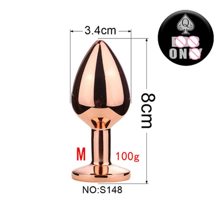 Spades Q Metal Anal Plug Fetish Butt Plug Fantasy Adult Game Prostate Massage Masturbator Anal SM Stimulation Adult Sex Toys 18+