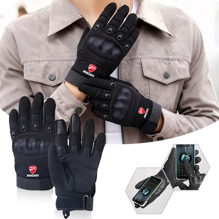 For Ducati Panigale V4 V2 Diavel Monster 696 Breathable Protective Motorcycle Racing Gloves Motorcross Motorbike Cycling Gloves