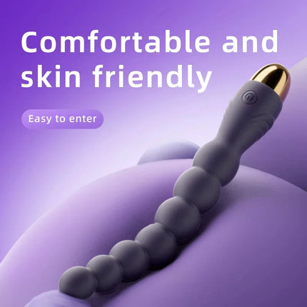 Anal Bead Vibrator For Women Vagina Clitoris Stimulator Vibrating Butt Plugs Male Prostate Massager Anus Sex Toy Couple Sex Toy