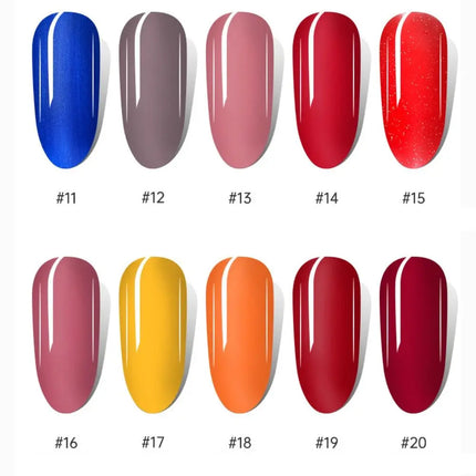 Glossy 8ml Nail Polish No-bake False Nail Nail Art Manicure Quick Dry Tearable Nail Art Oily Mood Nail Polish Woman