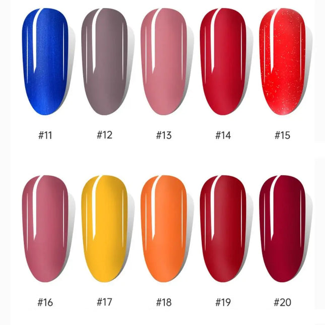 Glossy 8ml Nail Polish No-bake False Nail Nail Art Manicure Quick Dry Tearable Nail Art Oily Mood Nail Polish Woman