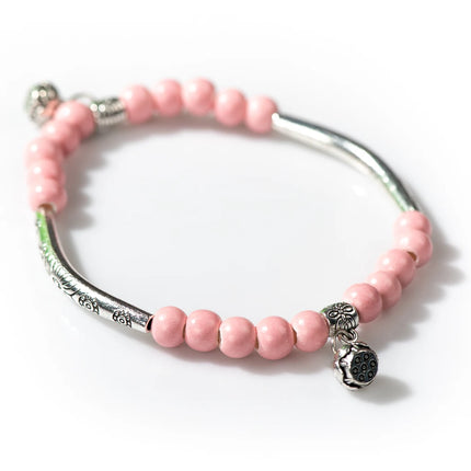 Women's Ceramic hand made DIY Bracelets Artware Retro bracelet for woman girl gift Fashion Jewelery wholesale #1555