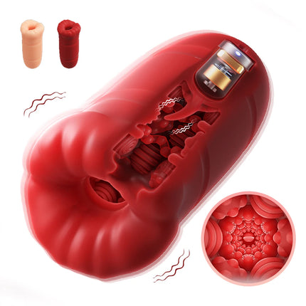 Male Masturbator Cup For Men Penis Blowjob Sucking Machine Vagina Soft Tight Pussy manual trainer Aircraft Men Adult Sex Toys