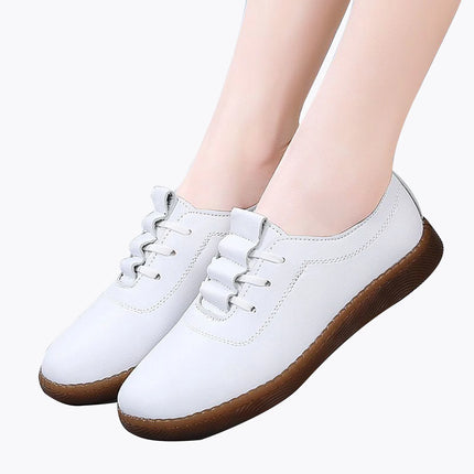 Women Casual Slip-on Boat Shoes Comfortable Solid Color Slip-on Flat Shoes Birthday Gifts for Ladies