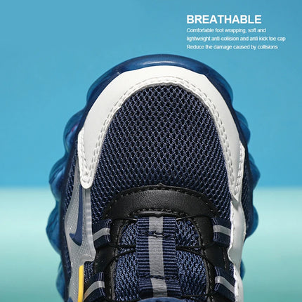 Children's Sport Shoes Boys' Fashion Running Leisure Mesh Comforthable Outdoor Kids Shoes Casual Tennis Light Sneakers Tennis