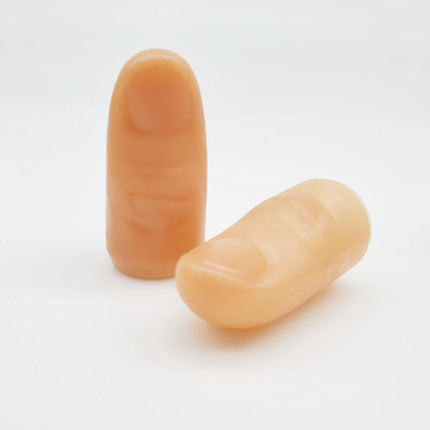 10pcs Fake Thumbs Hard Realistic Thumb Tips Close up Magic Trick Magia Magie Magicians Prop Silk Disappear Accessory Illusion