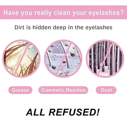 10Set 60 ml EyeLashes Shampoo Extensions Foam Kit EyeLashes Cleaning for Grafting Planting Makeup Remover Tools Dropshipping