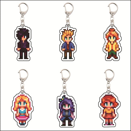 Stardew Valley 5cm Acrylic keychain Cute Desktop Ornament Collectible  Gift in Stock Action Figure Toy Accept customization