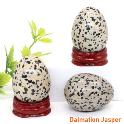 30x40mmNatural Crystal Stone Yoni Egg Polished Amethyst Quartz Healing Mineral Ball Kegel Exercise Massage Craft Home Decor Gift