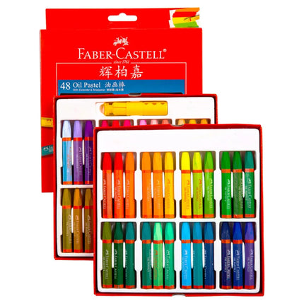 Professional Oil Pastel Crayon 12/24/36/48 Colors Vibrant Color Soft Pastels for Beginners Artists Painting Student Art Supplies