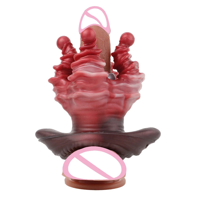 LEZEE Strap On Anal Plug Silicone Masturbators Cup Vaginal Penetration Buttplug Adult Game Cosplay Anus Dilator Wearable Sex Toy