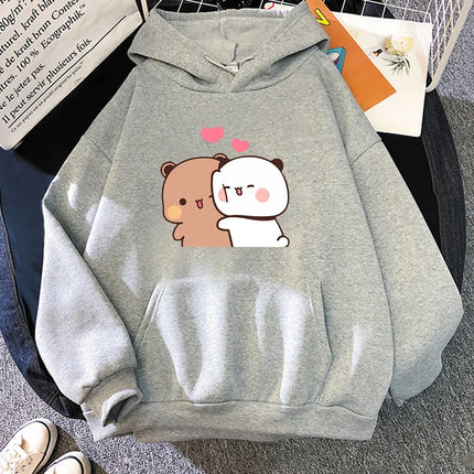 2025 Spring and Autumn New Fabric and Dudu Anime Cute Hoodie Spring and Autumn Couple Casual Long Sleeve Hoodie