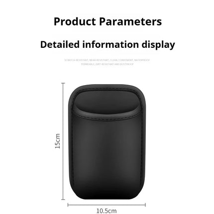 The multi-functional leather storage case for car water cups is suitable For VW Volkswagen Polo Tiguan Passat Golf Jetta Lavida