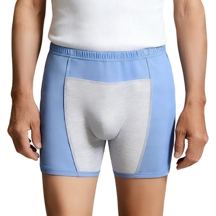 Incontinence Briefs Men's Boxer Briefs Leak Proof Boxers Man Plus Size Underwear Boxer Male Breathable Men's Panties Set Shorts