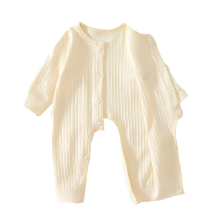 AYNIGIELL Spring and Autumn 0-12Months Baby Rompers Superior Quality Newborn 100% Cotton Jumpsuit for Newborn Boys and Girls