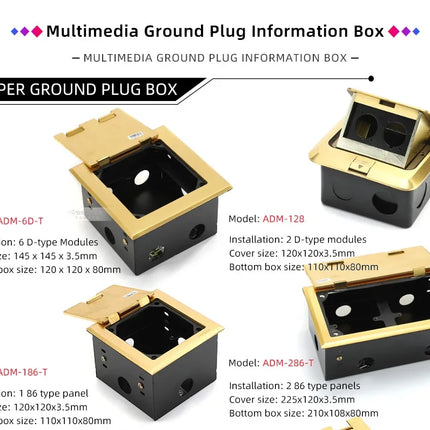 Multi-channel Al alloy Cable Blank Cable Box 16/24/32 Channels for Stage Mobile Audio XLR Male Female Audio Signal Cablebox hole