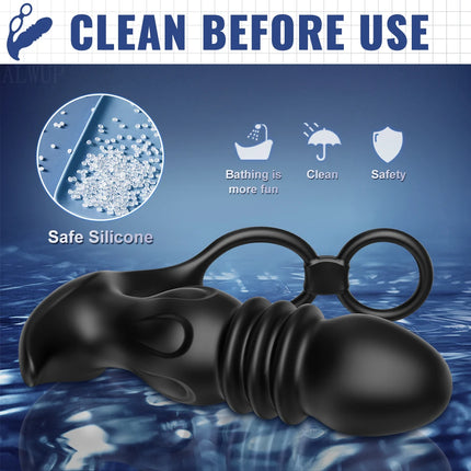 Anal Plug Vibrator Gay Massager Anal Toy Butt Plug Stimulator Masturbation Tools Penetration Anal Vagina Vibrator Men Women 18