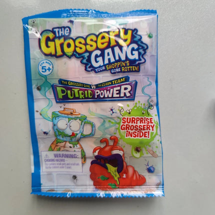 Genuine Capsule Toy Exported European American Grosserys Gangs Rubbish Bug Bin Series Figurines Collectible Box Broken Blind Box