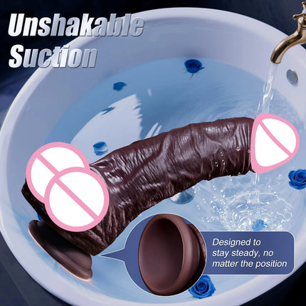 Realistic Dildo Soft Silicone Penis Skin Sliding Foreskin Dick for Women Anal Masturbators Strap-on Penis Dildos Adult Sex Toys