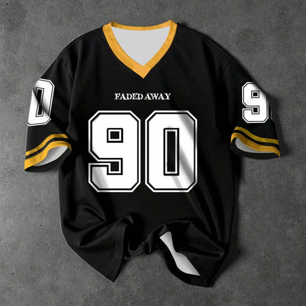 Men's Sports NB.90 Printed Casual T-Shirt Quick-Dry Oversized Shirt Tracksuit Football Jersey Fashionable Casual Sportswear Tees